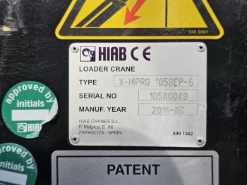 Volvo FH 16.650 8x4 / HIAB 105 t/m CRANE / KRAN